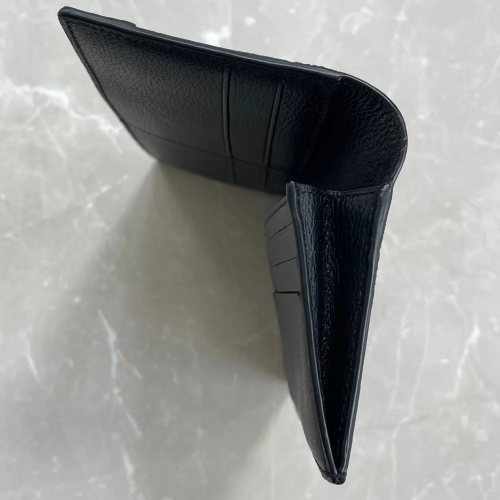 Dunhill D8 Black Coat PVC x Leather Long Men’s 10CC Wallet